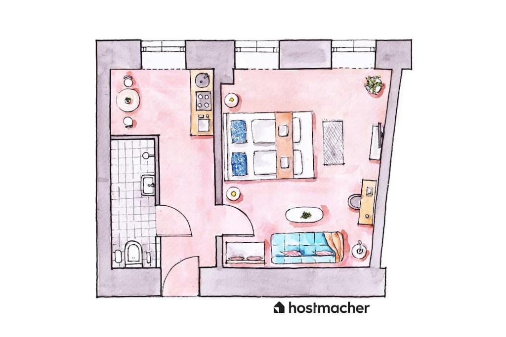Lite 1Br Near Metro & Center By Hm Apartment Vienna Luaran gambar